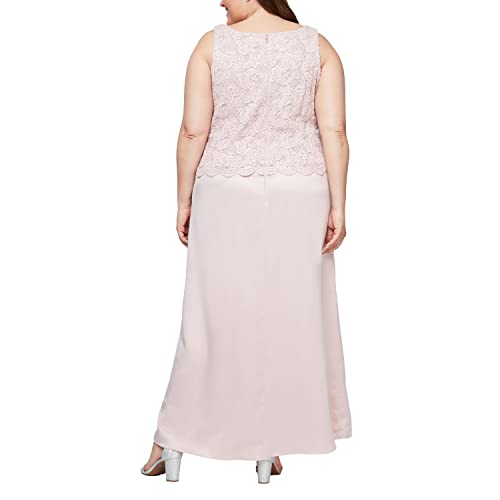 Image of Alex Evenings Womens Two Piece Mother of The Bride Dress with Lace Jacket