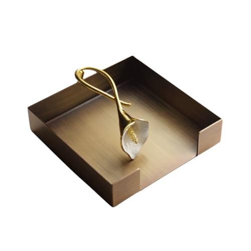 Napkin Holders for Paper Napkins Flat Napkin Holders for Table Kitchen & Countertops Modern Metal Cocktail Paper Napkins Holder Napkin Dispenser Dining Table Centerpiece Decor