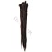 Dsoar Double Ended Dreadlocks Extensions Handmade Synthetic Dreads Hair 20 Inch 10 Strands/Pack Locs Crochet Braiding Hair (40 inch, 33#/Chocolate Color)