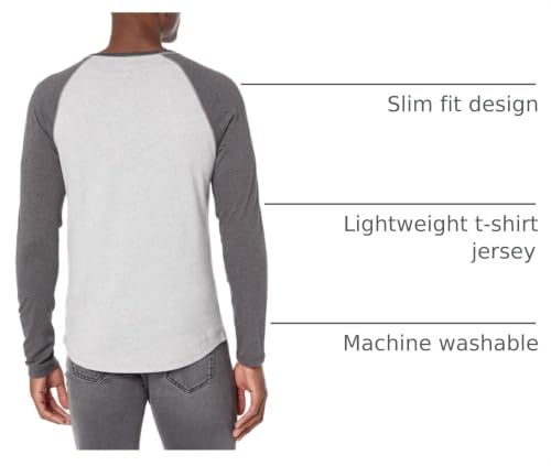 Image of Amazon Essentials Men's Long-Sleeve Henley Shirt
