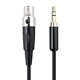 ☆【MC35-1.5B】WYVERN AUDIO 3.5mmステレオミニプラグ⇔ ミニキャノン（メス） 【AKG Q701 K702 65th K271 K240 AKG K181 DJ】 対応 交換用 互換 リケーブル （1.5m）