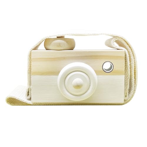 Baby Toy Wooden Mini Camera Toy, Baby Kids Cute Mini Sharpe...