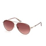  GUESS GU7847, Lunettes de soleil Femme, shiny rose gold, 60