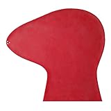 AiCc stylists Red Latex Rubber Breather Hood Mask Suffocation Mask Binding Game Cosplay (XL)