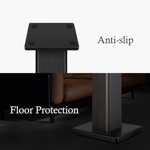 Supports universels pour haut-parleurs de sol éliminant les vibrations