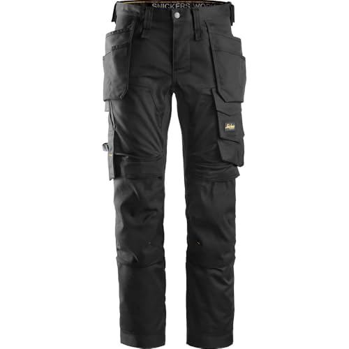 Snickers Workwear Mens No Aplica Professional Overalls Black 38