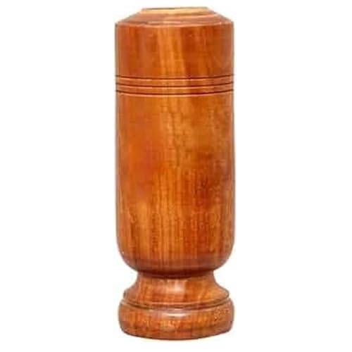 Image of WUDANG Vijaysar Wood Herbal Tumbler (100 ml) - Natural Ayurvedic Wooden Glass for Herbal Water | Traditional Vijaysar Wood Cup with Natural Finish