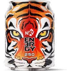 NVP Energy Drink 250ml, Pack of 12 Cans X 250ml Each. (Imported)