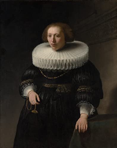 Poster Rembrandt Portrait Famille van Beresteyn toile sans cadre 50x70 cm