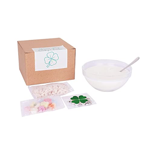 Lucky French Vanilla Charms Cereal Bowl With Metal Spoon Marshmallow And Stars Scented Candle Gift #TOP1