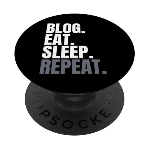 Blog Comer Dormir Repetir Camisa, Blogging, Bloggers, Amantes del Blog PopSockets PopGrip...