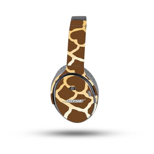 Image of MightySkins Skin Compatible with Bose QuietComfort 35 II Headphones - Giraffe | Protective, Durable, and Unique Vinyl Decal wrap Cover | Easy to Apply, Remove, and Change Styles