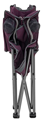 Alps Mountaineering King Kong Camping Chairs For Adults With Mesh Cup Holders And Pockets, Built Durable And Reliable With Compact Foldable Steel Frame, Eggplant #TOP5