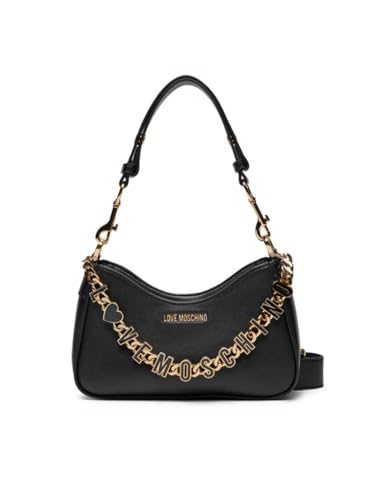 Sac main bandoulière Moschino noir JC4070PP1ML1300A cuir petite taille