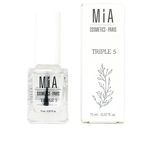 MIA Cosmetics Paris, Tratamiento Endurecedor (6728) Triple 5, Vanilla, 11 Mililitro