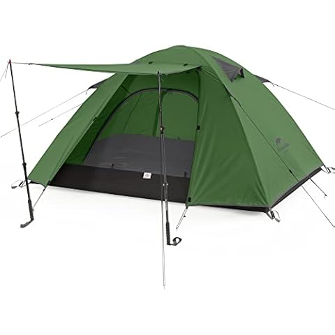 Naturehike Zelt 2 Personen Sonnenschutz Wasserdicht Camping Zelt einfache Einrichtung Kuppelzelt Cover