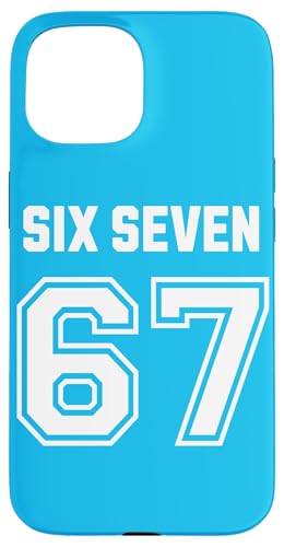 67 Six Seven Sport Design on Back. 6 7 Meme Men Women Kids X}zP[X iPhone 15 p