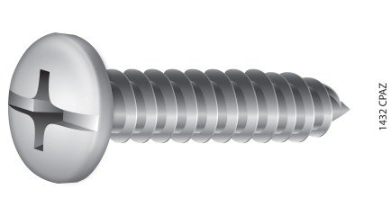 Tapping Screws/Sheet Metal Screws #6 X 1 1/4 (Pack of 5000)