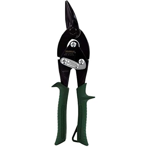 MIDWEST Blackout Series Aviation Snip - Right Cut Regular Tin Cutting Shears with Forged Blade & KUSH'N-POWER Comfort Grips - MWT-6716RO Cover