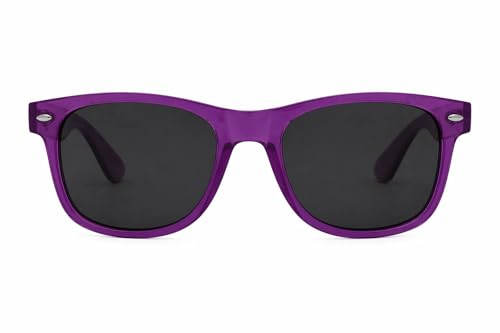 Image of OWL Retro Style Sunglasses 80's Classic Vintage Unisex Nerd Colored Frame