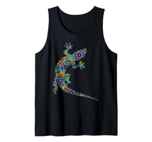 Colorful Gecko Tank Top