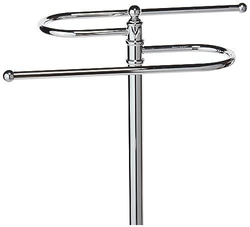 Gatco 1505 Floor Standing S Style Towel Holder, Chrome #TOP3