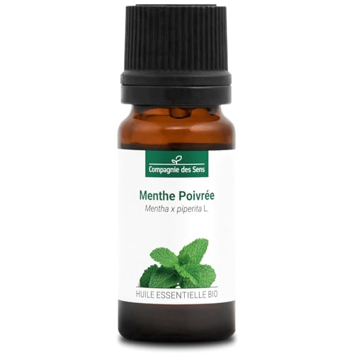 MENTA PIPERITA - 10 mL - Aceite Esencial Orgánico de Calidad Superior - 100% Puro, Natural, Quimiotipado y Certificado AB