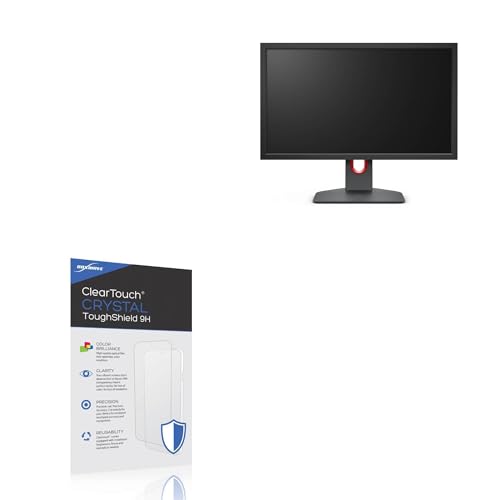 BoxWave Screen Protector Compatible With ZOWIE XL2540K 240Hz 24.5 Inch - ClearTouch Crystal ToughShield 9H (2-Pack), Clear 9H Tough Flexible Film Screen Protector