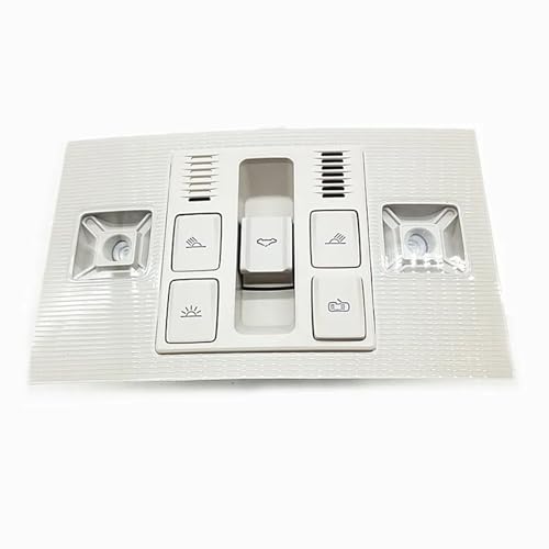 Ceiling Lamp Inner Dome Light Sunroof Switch for Vw for Golf Mk7 2015-2017 for Tiguan Mk2 2016-2017 Car Accessories(Beige Front)