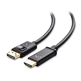 Cable Matters Unidirectional DisplayPort to HDMI Adapter Cable (DP to HDMI) 3 Feet