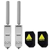 HzdaDeve 2PK 0.25MM Integrated Hardened Steel Nozzles for Kobra S1 Max Combo with 2PK Silicone Cover Sock Quick-Swap High Flow High Speed Throat Tube Nozzles Print Head Hot End for Anycubic 3D Printer