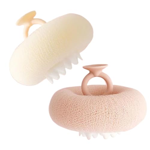 Esponja corporal con forma de girasol, esponja de ducha 2 en 1, con de malla, después del entrenamiento, niñas, niños, mujeres, viajes, gimnasio, baño, playa