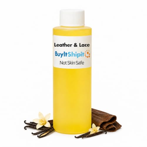 Scented Oil for Candle Making Freshies Crafts | Leather & Lace 4oz