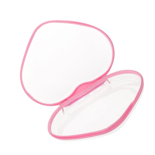 Veemoon Bolsa de Maquillaje con Carcasa Rígida y Diseño Forma de Organizador Transparente para Viaje y Hogar Almacenamiento Multifuncional para Cosméticos Juguetes y Artículos Esenciales