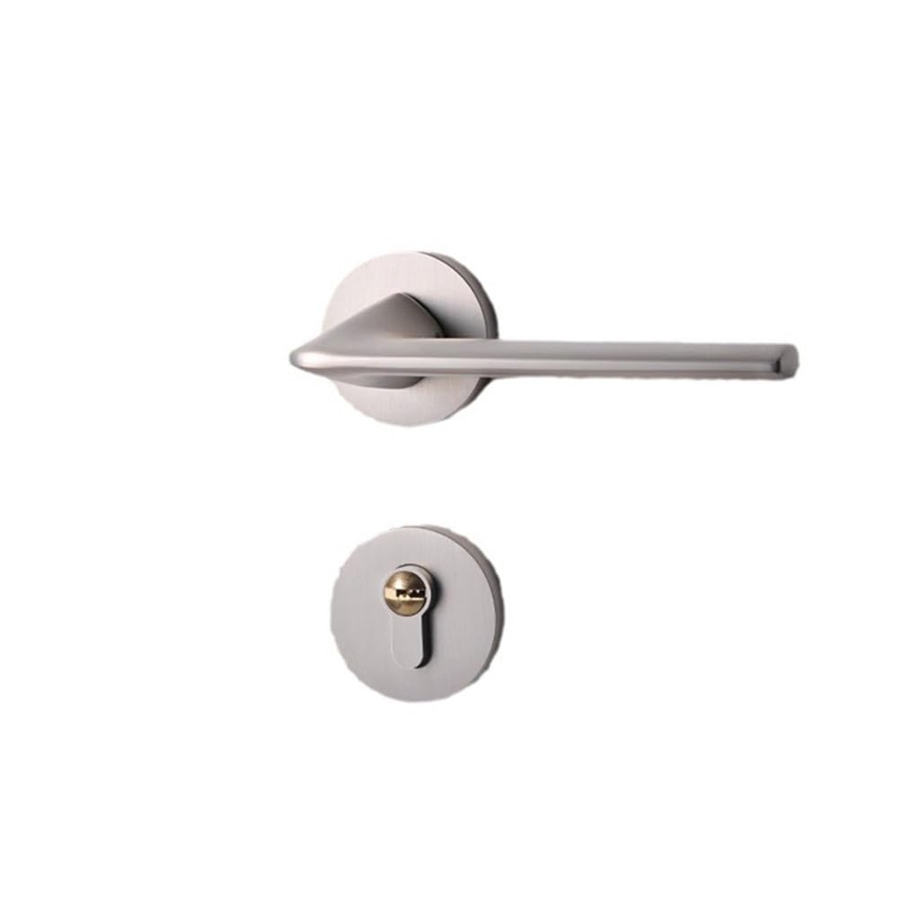 MOBYGKFY Door Lock Bedroom Mute Room Indoor Magnetic Wood Household Split Locks