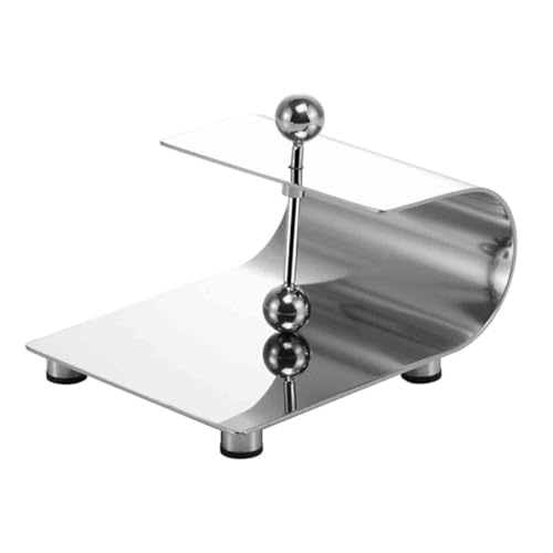 GUOXIAD Porta Fazzoletti da Tavolo in Acciaio Inox, Distributore di Tovaglioli con Coperchio Sollevabile E Base Antiscivolo, Porta Asciugamani di Carta for Ristorante, Bar, Caffetteria(Silver C)