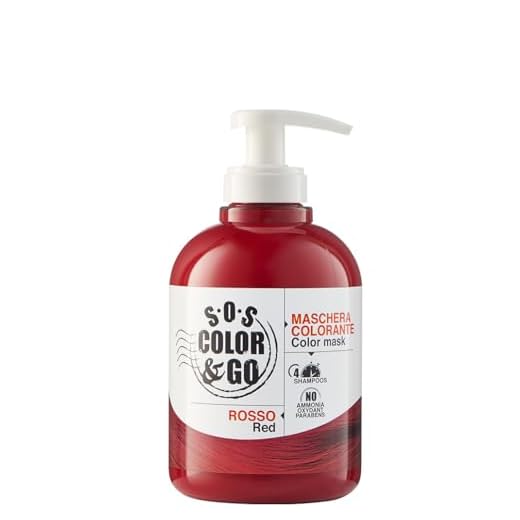 Alama SOS Color e Go Maschera Colorante Rosso Capelli 300ml