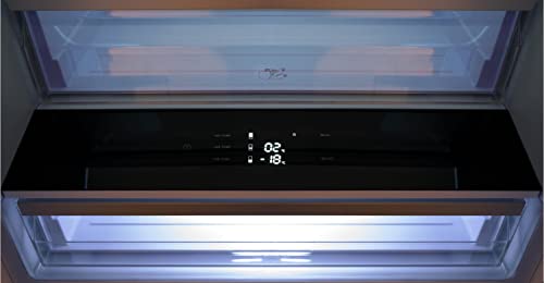 Forte Counter Depth Bottom Freezer Refrigerator With 3 Glass Shelves, Crisper Drawer, Right Hinge, Reversible Doors, Sabbath Mode, Ice Maker, Led Light, Automatic Defrost, Sabbath Mode In Panel Ready (F20Bfresc450Pr 36 Inch) #TOP2