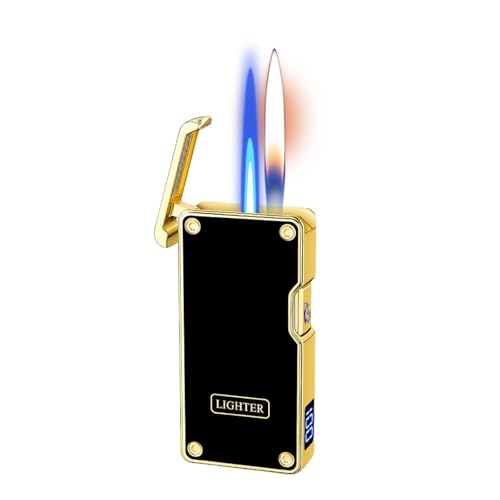 Encendedor de doble llama portátil, el regalo para hombres perfecto 2