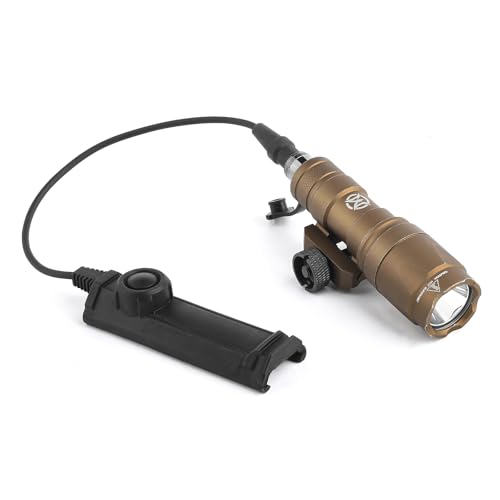 Qitoump M300A Tactical Flashlight with Remote Pressure Switch