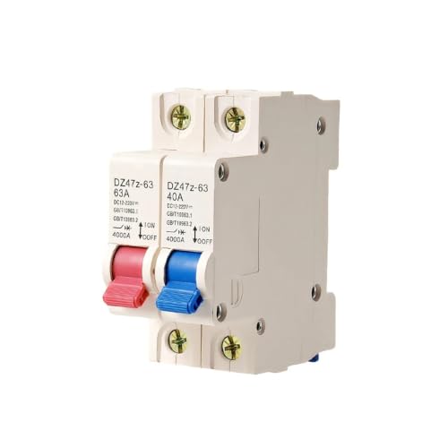 Disyuntor de batería de coche DZ47 63A interruptor de aire 12V 24V 48V de vehículo 2
