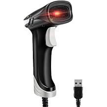 Barcode Scanner,USB Wired QR Bar Code Scanner 2D Handheld Inventory Scanner Automatic UPC EAN Reader Library Book Scanner for Mobile Payment Store Supermarket Warehouse