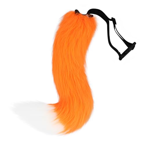 COSYEARS Faux Fur Fox Costume Tail Cosplay Halloween Christmas Party Costume One Size