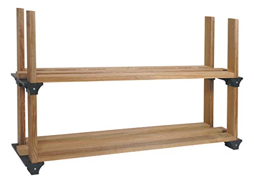 2x4basics 90144MI Firewood Rack System, Black