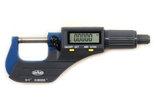 Shars 0-1"/0-25Mm Solid Metal Frame Electronic Outside Micrometer 303-2463 P] #TOP21