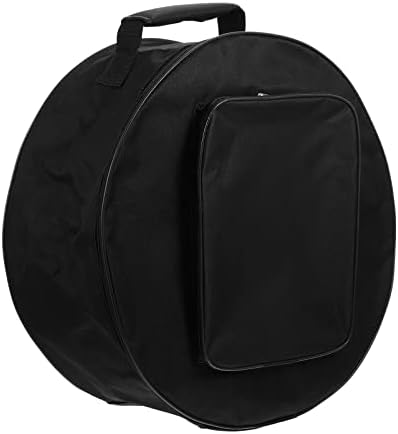 Generic Oxford Cloth Snare Drum Carrying Bag: 13/ 14inch Snare Drum Gigbag Padded Portable Snare Drum Backpack, with Shoulder Straps and Carry Handle (IL271205XBZXPROP8TDRKWH)