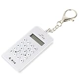 Porte-clés breloques - fabriqués en et en plastique, durables pour une utilisation de longue durée, pendentif calculatrice créatif