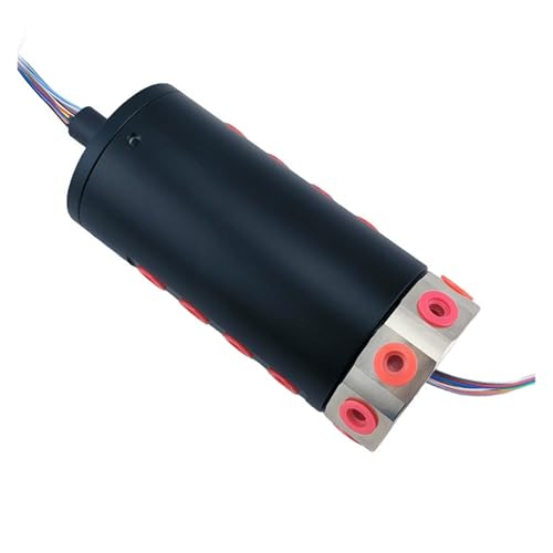 Junta rotativa compacta Q8P01-12PS de 8 salidas con anillo deslizante lateral G1/8