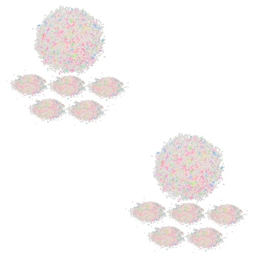 BESPORTBLE 2pezzi Polvere Fluorescente Luminosa per Decorazioni Fai da Te Sacchetti di Sabbia Pigmentata per Bottiglie dei Desideri e Acquari Effetto Luminoso Notturno Cadauno