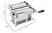 MARCATO Made in Italy Atlas 180 Classic Manual Pasta Machine, Chrome Steel. Makes Lasagne, Fettuccine & Tagliolini.